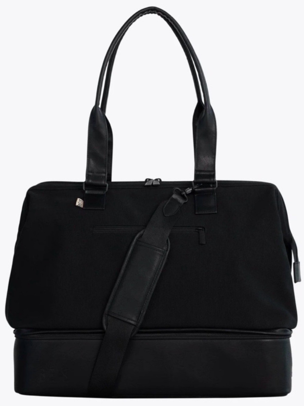 BEIS Black Duffel Tote with Dual Handles